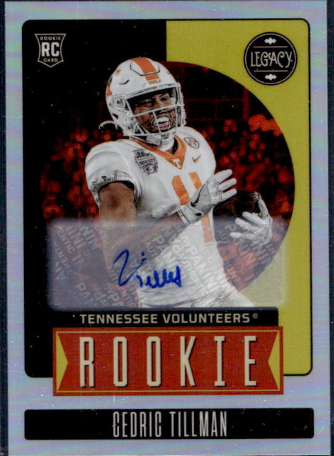 2023 Legacy Cedric Tillman Silver Autograph Rookie Auto RC #193