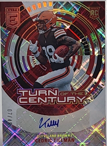 2023 Panini Donruss Elite Turn Of The Century Cedric Tillman/49