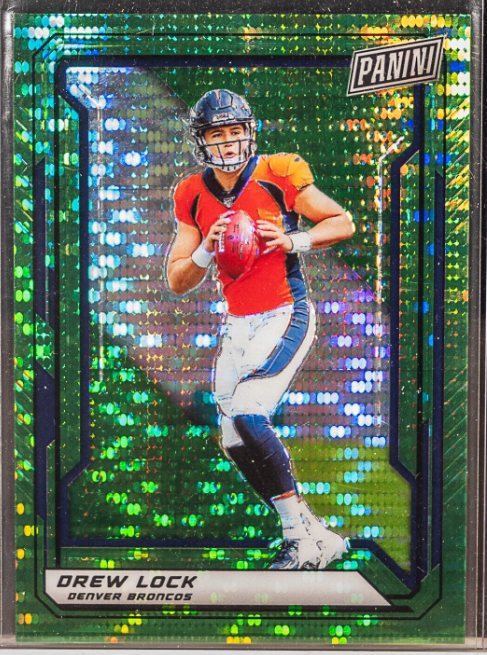 Drew Lock 2019 Panini The National VIP Green Pulsar Prizm Rookie RC 