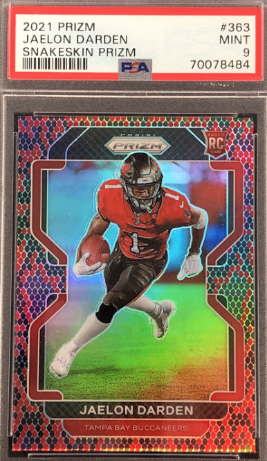 Jaelon Darden 2021 Prizm Snakeskin Rookie #363