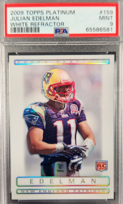 Julian Edelman 2009 Topps Platinum 3159 White Refractor