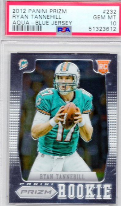 RYAN TANNEHILL 2012 Panini Prizm AQUA - BLUE Jersey