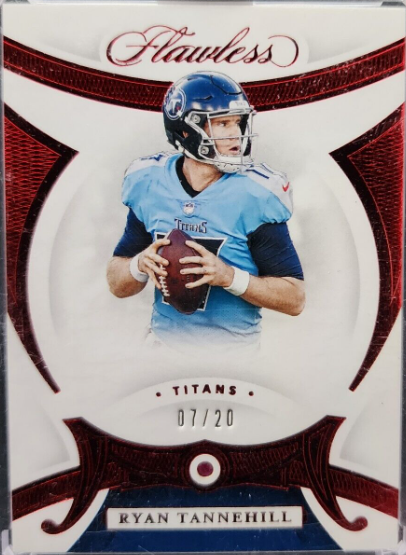 Ryan Tannehill Ruby 2020 Panini Flawless Football Card 7/20