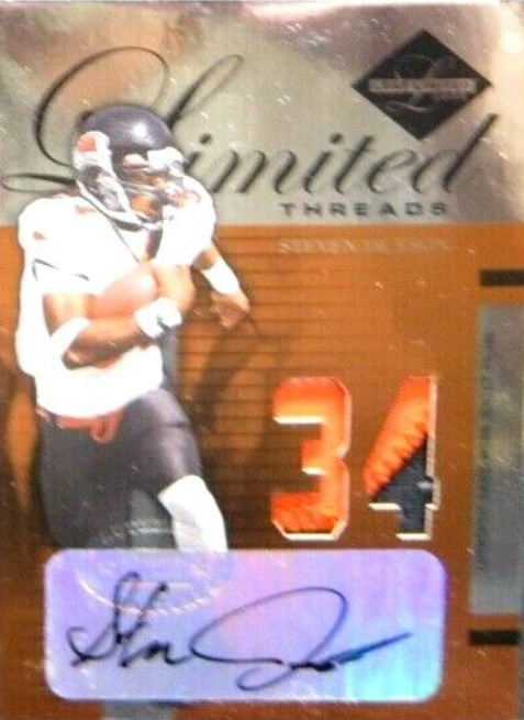 Steven Jackson 2005 Limited Threads GU #34 3Clr Patch Auto