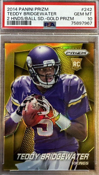 Teddy Bridgewater 2014 Panini Prizm Rookie Gold