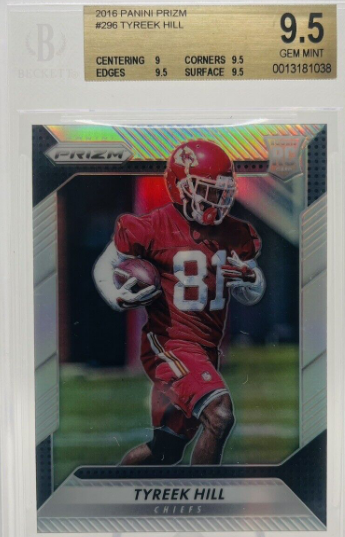 Tyreek Hill RC 2016 Panini Silver Prizm