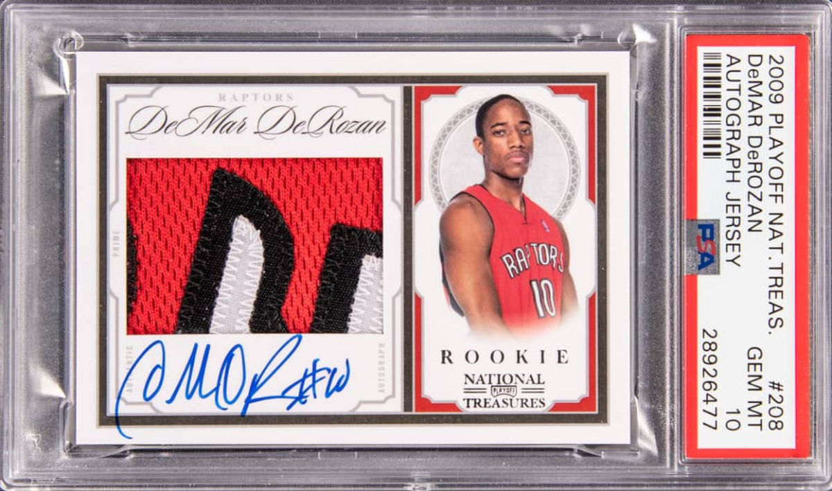 Demar derozan 2024 autographed jersey