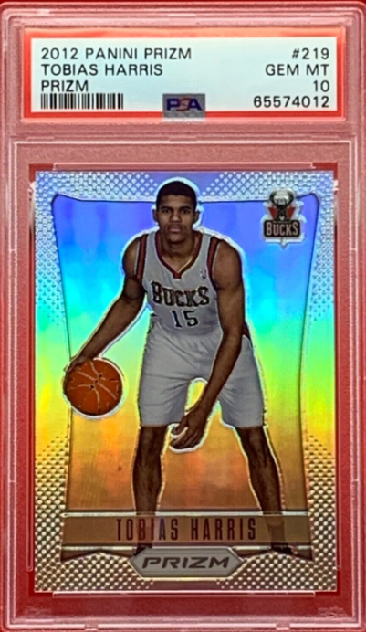 2012-13 Panini Prizm Silver 219 Tobias Harris Rc PSA 10 Gem Mint