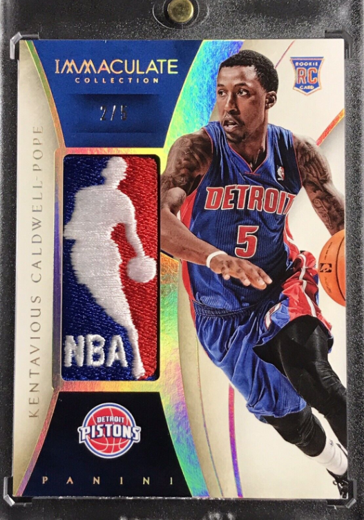 2013-14 Kentavious Caldwell-Pope Panini Immaculate Rookie RC Rare Logoman