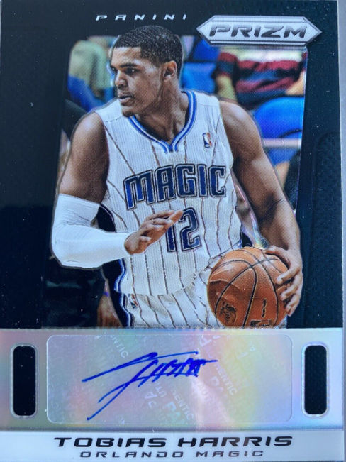 2013 Panini Prizm Basketball Tobias Harris Black Auto 1/1 True One of One 76ers