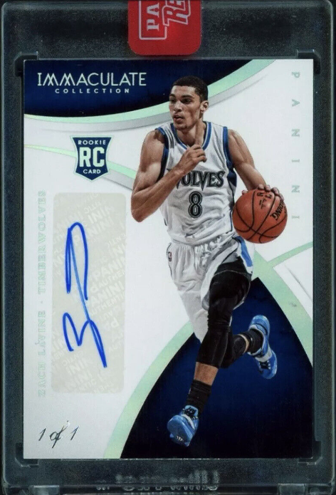 2014-15 Immaculate RC Autograph 1/1 Zach Lavine Rookie Auto 2