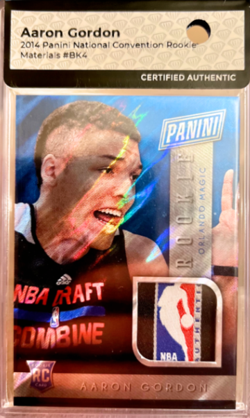 2014 Aaron Gordon RC Logoman Patch The National ROOKIE