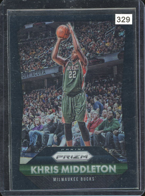 2015-16 Panini Prizm Black Khris Middleton True 1/1