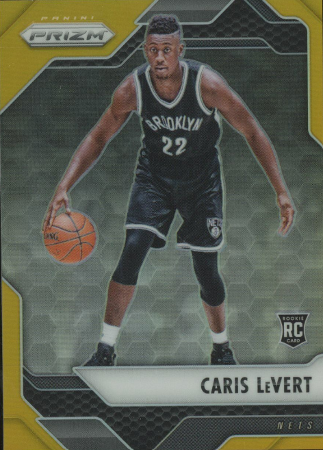 2016-17 Panini Prizm Gold #165 Caris Levert RC Rookie 01/10