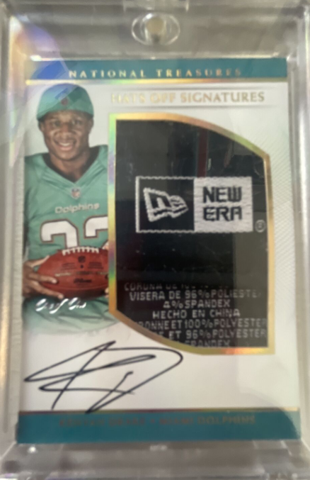 2016 Nationa Treasure Kenyan Drake Hat Relic Auto 1/1 Miami