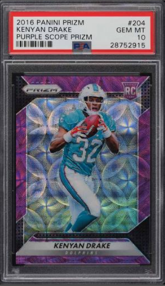 Most Valuable Kenyan Drake Football Cards