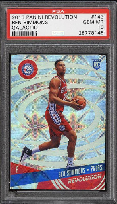 2016 Panini Revolution Galactic Ben Simmons ROOKIE RC #143 PSA 10 GEM MT