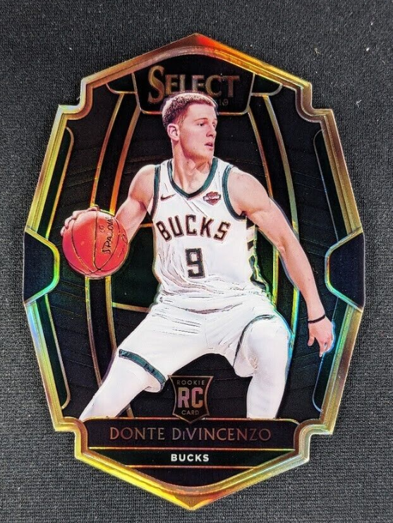 2018-19 Panini Select DONTE DIVINCENZO 1/1 One Of One Rookie Black Die-Cut Prizm