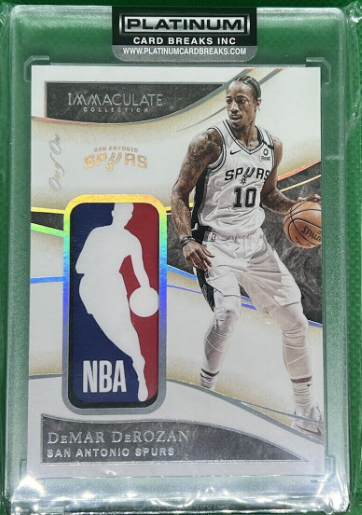 2019-20 Immaculate Logoman TRUE 1/1 Demar Derozan LM-DDR SPURS