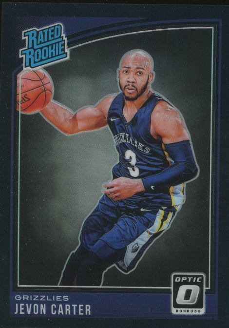 2019-20 Panini Donruss Optic Basketball #169 BLACK 1/1 RC Jevon Carter Rookie