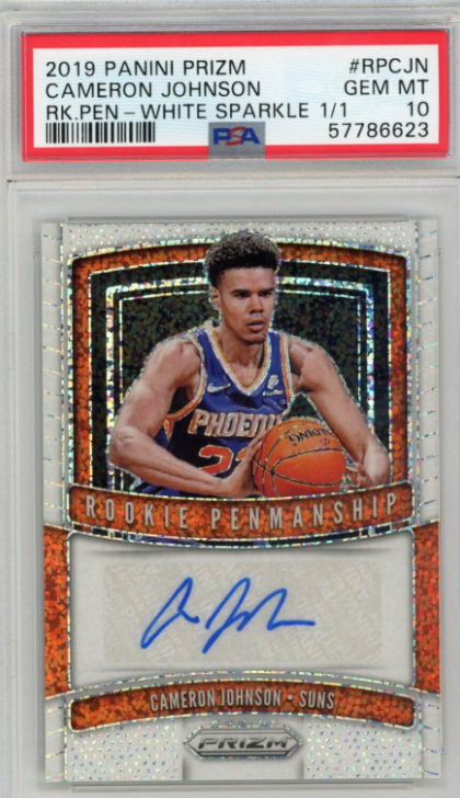 2019-20 Panini Prizm Cameron Johnson Rookie Auto