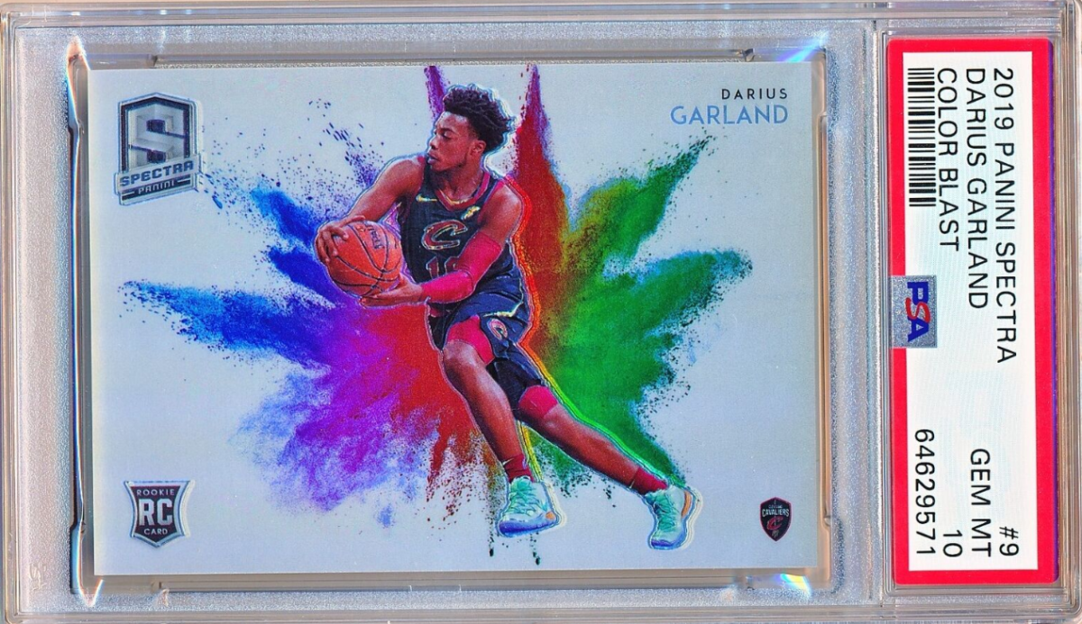 2019-20 Spectra Darius Garland Color Blast Rc SP #9 PSA 10 - POP 13