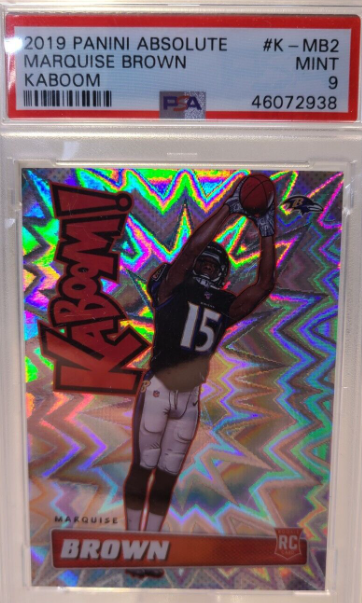 2019 Panini Absolute Marquise Brown Kaboom