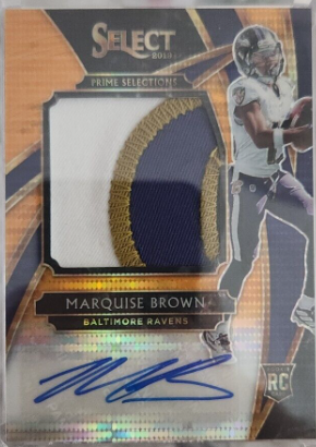 2019 Select Football Marquise Brown Rpa Auto #9/23 FOTL