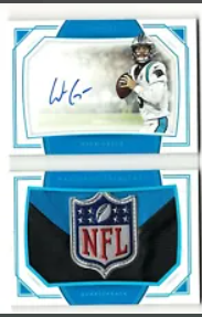 2019 Will Grier 1/1 NFL Shield Rpa Rc On-Card Auto National Treasures Cowboys