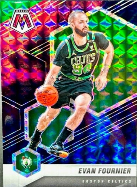 2020-21 Evan Fournier Nebula Choice Mosaic Prizm 1 of 1 Panini Mosaic #132