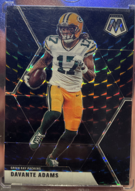 2020 Panini Mosaic Davante Adams Black Mosaic #1/1