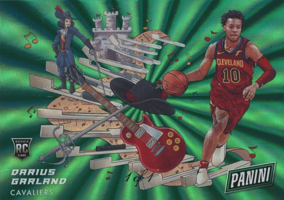 2020 Panini On The Horizon Green #OH-31 Darius Garland RC Rookie 1/1 PACK FRESH