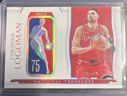 2021-22 National Treasures - Nikola Vucevic NBA Colossal Logoman 1/1