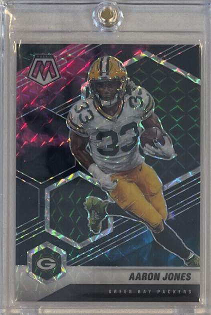 2021 MOSAIC CHOICE Aaron Jones NEBULA PRIZM 1/1 Packers