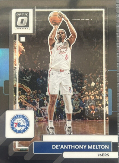 2022-23 Optic BLACK De'Anthony Melton 1/1 True Black 1 OF 1 Sixers