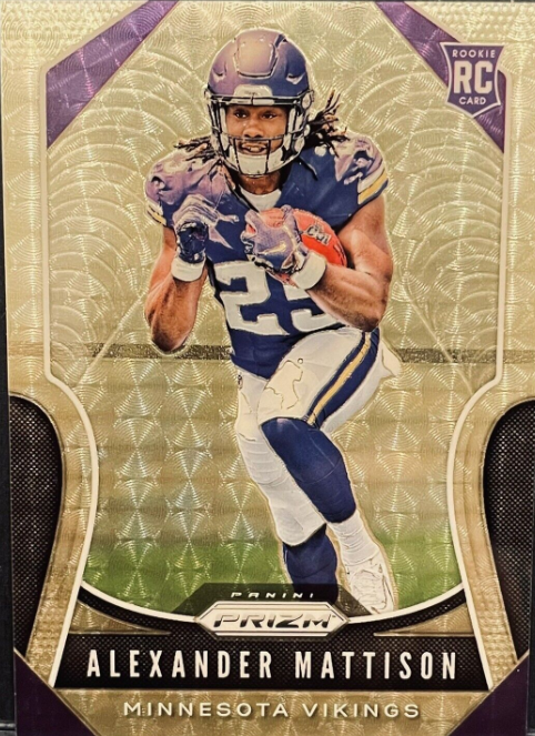 ALEXANDER MATTISON 2019 Prizm Gold Vinyl Rookie Card #5/5 MINNESOTA VIKINGS