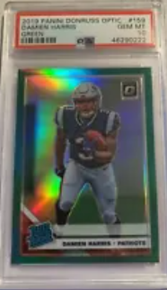 Most Valuable Damien Harris Football Card