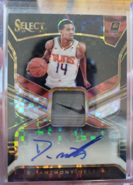 De'Anthony Melton 2018-19 Panini SELECT BLACK RPA 1 of 1 PRIZM AUTO NIKE PATCH