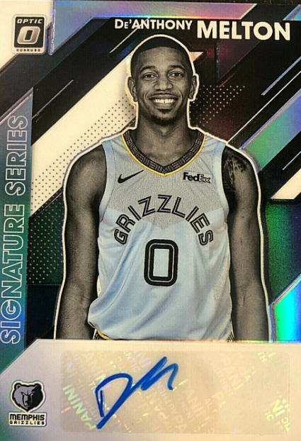 De’Anthony Melton 2019-20 Donruss Optic Signature Series 1 of 1 1/1 Autograph