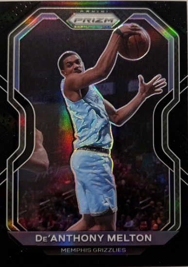 De'Anthony Melton 2020-21 Prizm Black 1 Of 1 Memphis Grizzlies