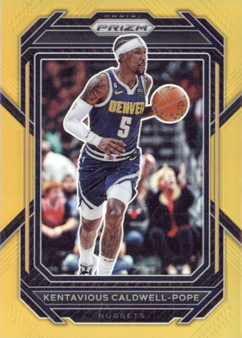 Kentavious Caldwell-Pope 2022-23 Panini Prizm Gold Prizm Jersey