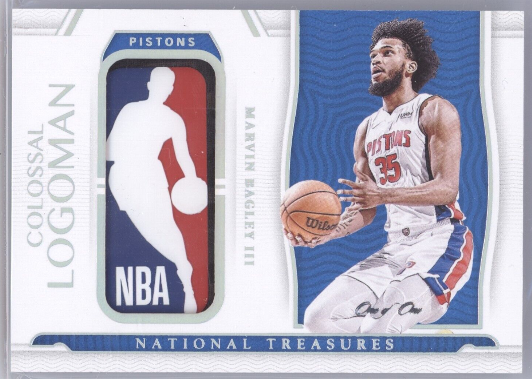 Marvin Bagley III 2021-22 Panini National Treasures Colossal Logoman Patch 1/1