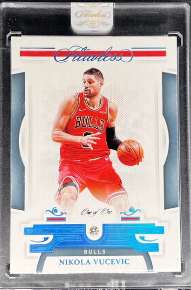 Nikola Vucevic 2020 Panini Flawless 58 Platinum Diamond Gem 1/1 Chicago Bulls