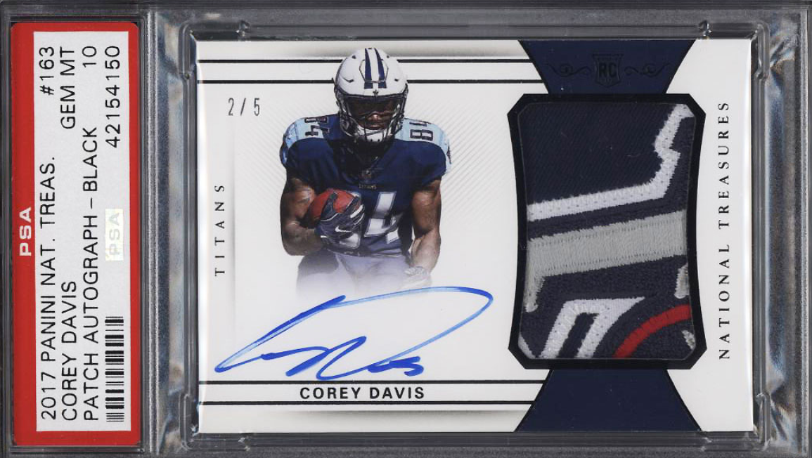 Most Valuable Corey Davis Football Cards