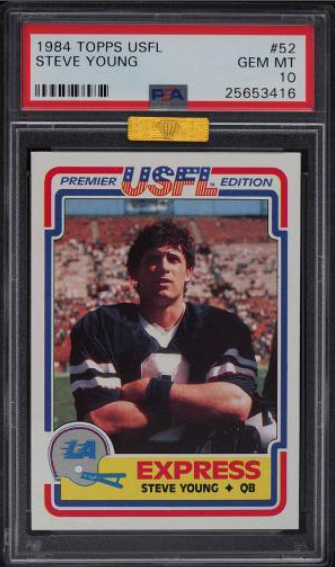 1984 Topps USFL Steve Young ROOKIE RC 