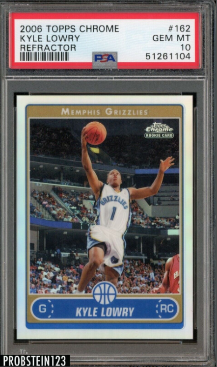 2006-07 Topps Chrome Refractor Kyle Lowry RC Rookie