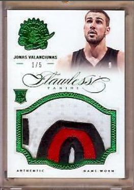 2012-13 Flawless Jonas Valanciunas Rc Patch