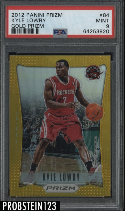 2012-13 Panini Gold Prizm Kyle Lowry Toronto Raptors Rookie Card