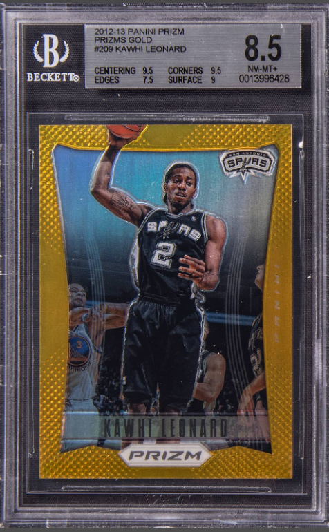 2012-13 Panini Prizm Gold Prizm Kawhi Leonard Rookie Card