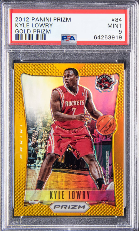 2012-13 Panini Prizm Gold Prizm Kyle Lowry Rookie Card